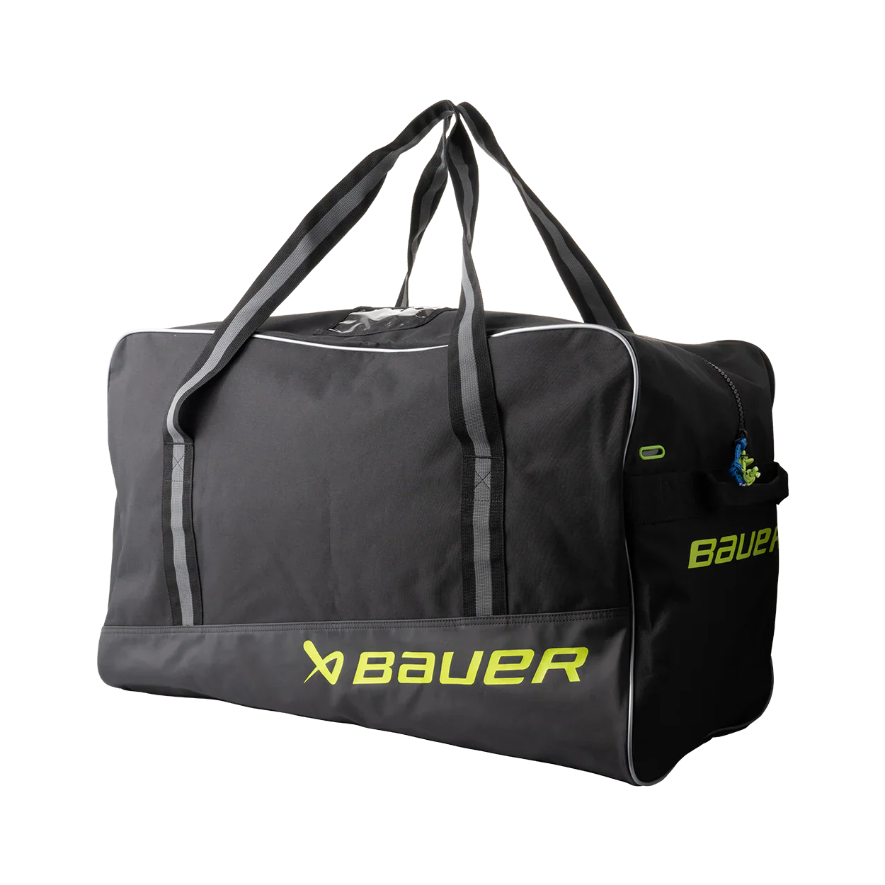 Bauer Core Hockey Carry Bag Junior Black – three-quarter front view – Sanderson Lacrosse
