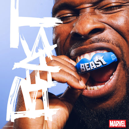 SafeJawz Marvel X-Men Beast Mouthguard Junior – X-Men Marvel collection group shot – Sanderson Lacrosse