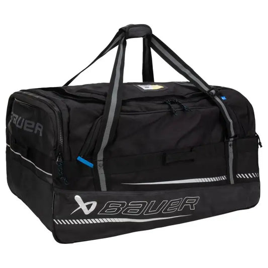 Bauer Elite Hockey Carry Bag Senior Black – three-quarter front view – Sanderson Lacrosse