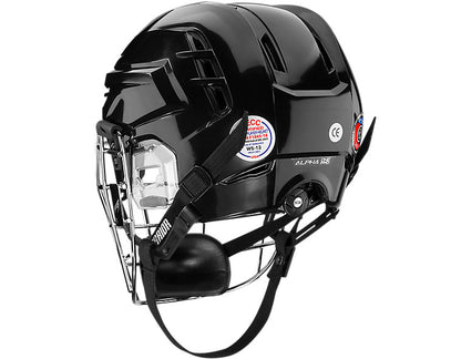 Warrior Alpha One Pro Helmet Combo with Fat Boy 2.0 Lacrosse Cage ￼