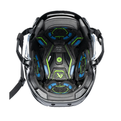 Bauer RE-AKT 155 Hockey Helmet Black – side view – Sanderson Lacrosse