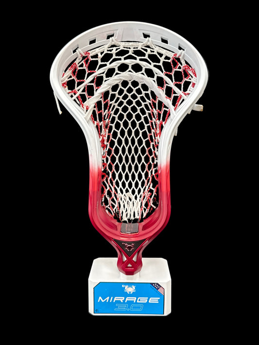 Custom Strung Dyed Head - ECD Mirage 3.0 Red Fade
