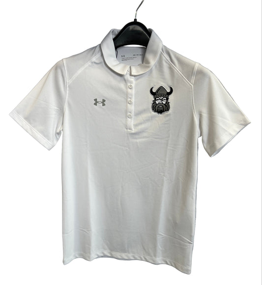 Northmen Lacrosse Golf Shirt White - Women's