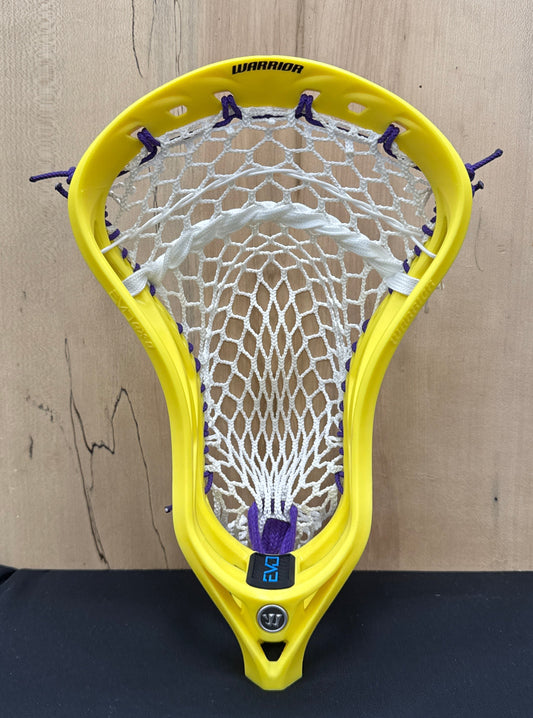 Custom Strung Head - Warrior Head EVO QX-O Yellow with Purple