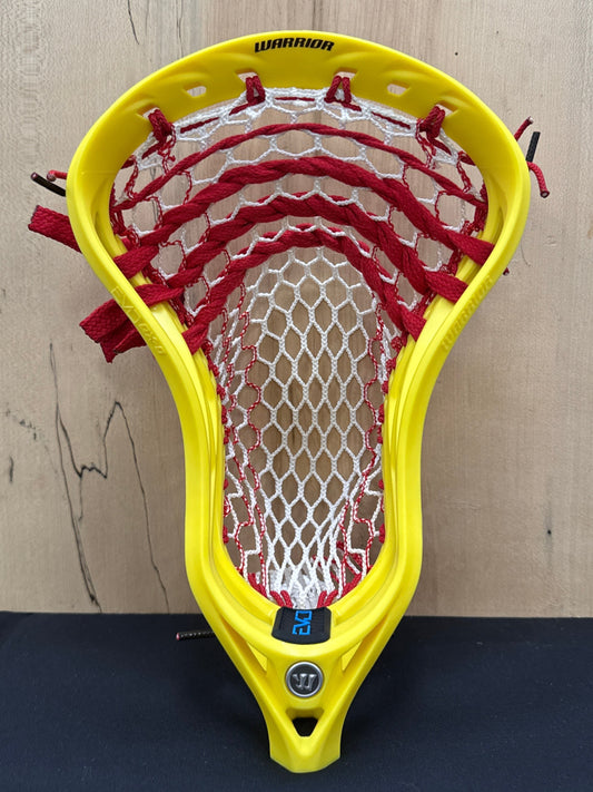 Custom Strung Head - Warrior Head EVO QX-O Yellow with Red