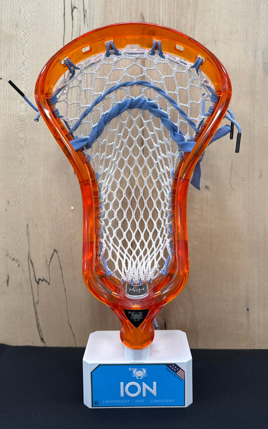 Custom Strung Head - ECD ION Orange with Blue