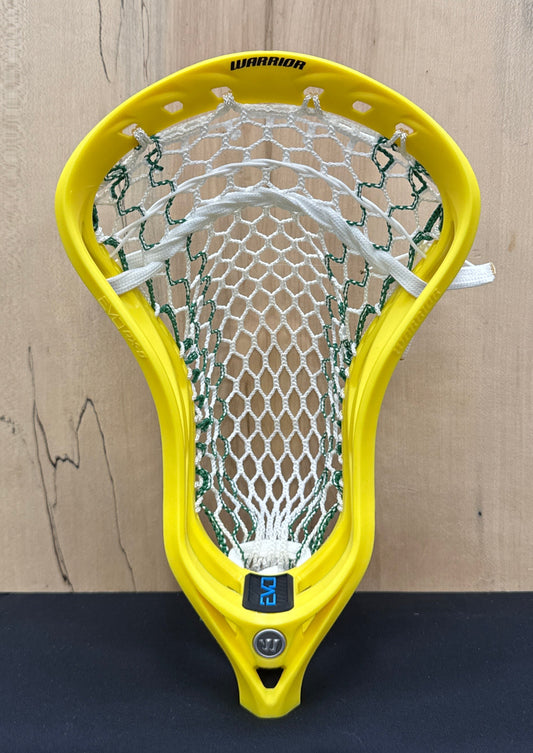 Custom Strung Head - Warrior Head EVO QX-O Yellow with Green