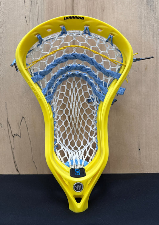 Custom Strung Head - Warrior Head EVO QX-O Yellow with Blue