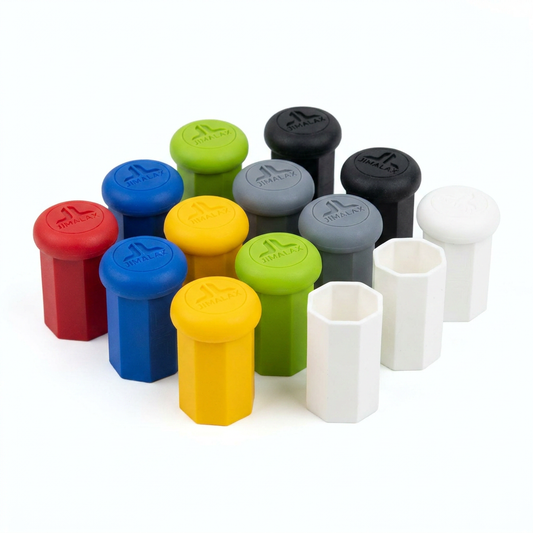 Jimalax Lacrosse Shaft Butt End Cap – Multiple Colours – USA Made