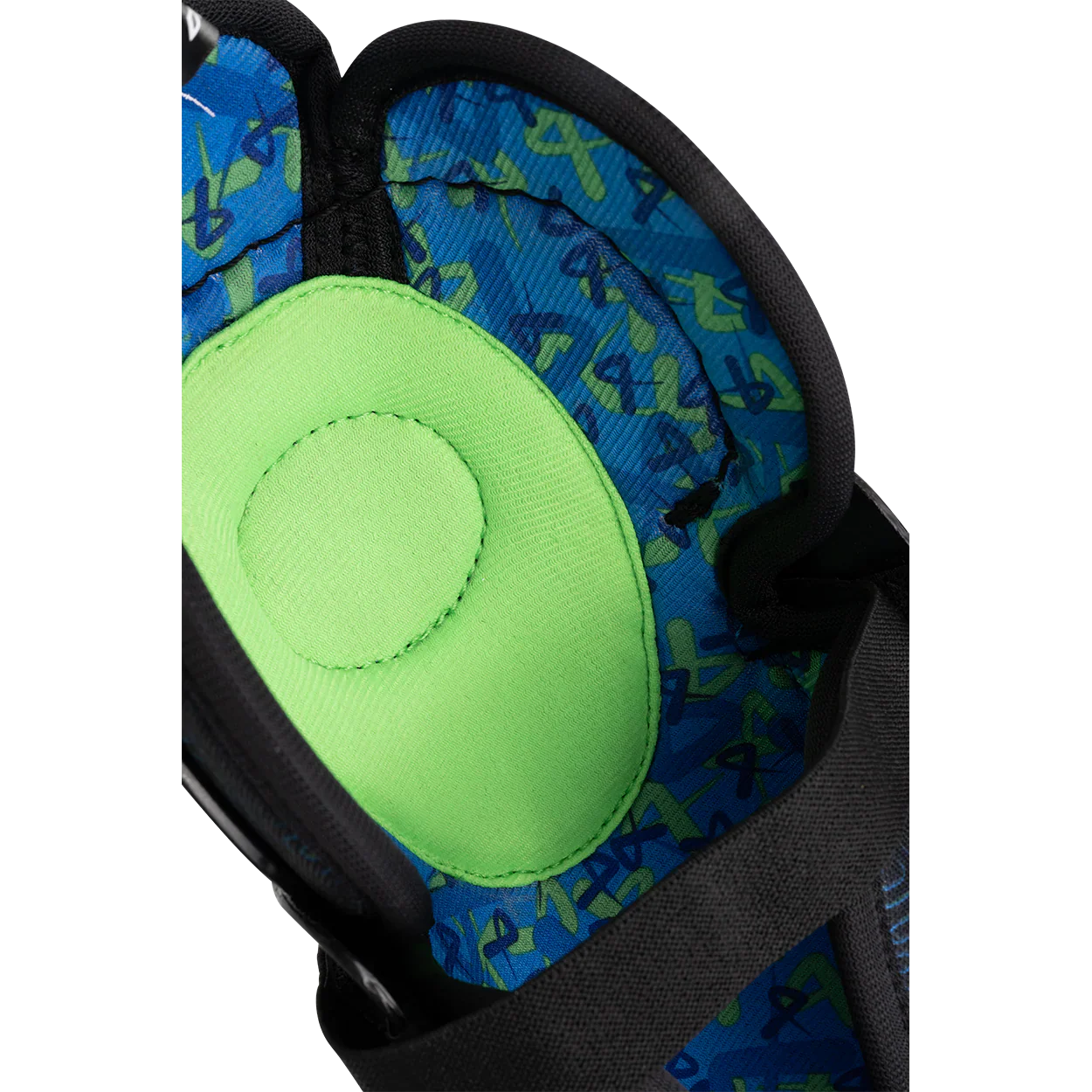 Bauer X Hockey Shin Guard Youth – interior liner detail – Sanderson Lacrosse