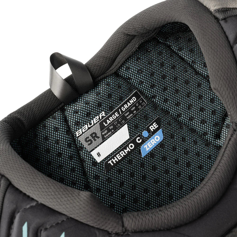 Bauer Supreme Fuse Hockey Shoulder Pad Senior – ThermoCore liner detail – Sanderson Lacrosse