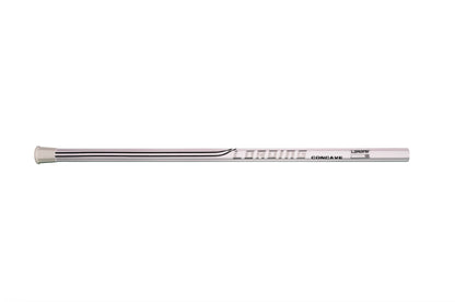 Side profile of Loading Concave Attack lacrosse shaft showing full length design
