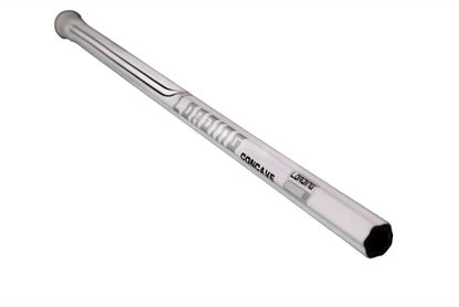 Angled view of Loading Concave Attack lacrosse shaft highlighting concave profile