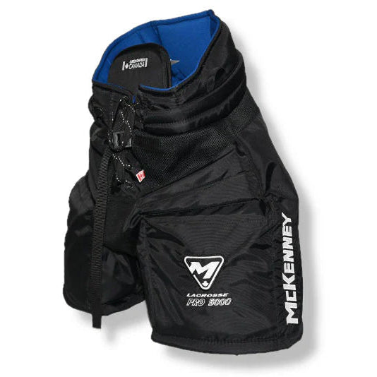 McKenney CAT 2 Peewee 5000 lacrosse goalie pants front view