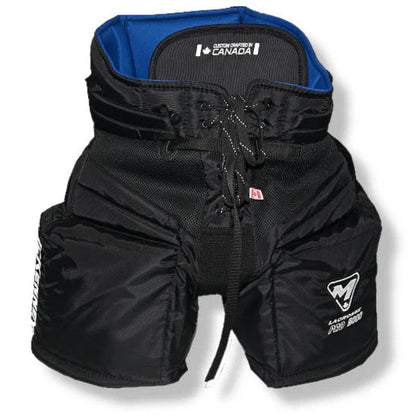 McKenney CAT 2 Peewee 5000 lacrosse goalie pants front view