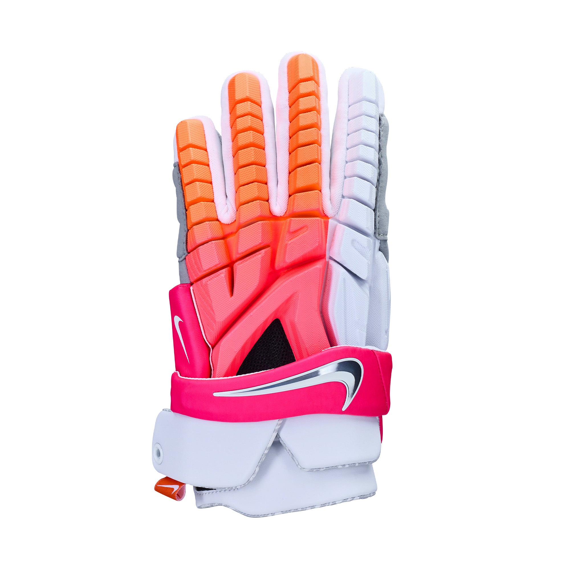 Nike Vapor Premier Men's Lacrosse Gloves – White, Black & Sunset