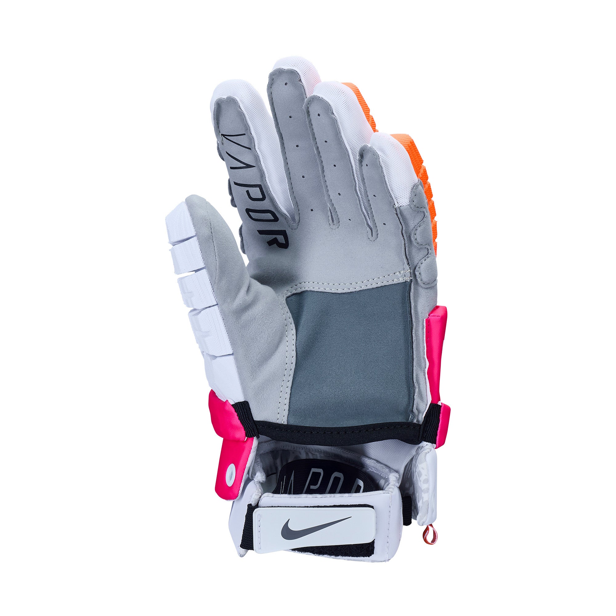 Nike Vapor Premier Men's Lacrosse Gloves – White, Black & Sunset
