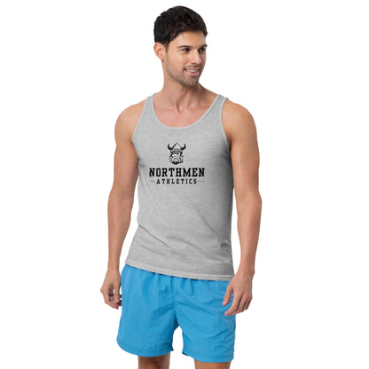 Northmen Athletics Men's Tank Top in Athletic Heather - front view - Sanderson Lacrosse
