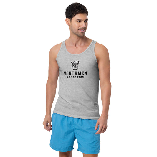 Northmen Athletics Men's Tank Top in Athletic Heather - front view - Sanderson Lacrosse