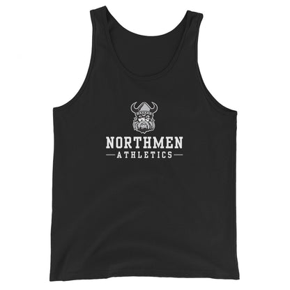 Northmen Athletics Men's Tank Top in Black - front view - Sanderson Lacrosse