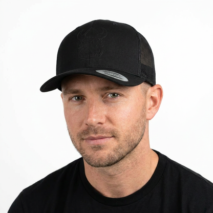 Northmen black on black and grey on grey  hat SnapBack