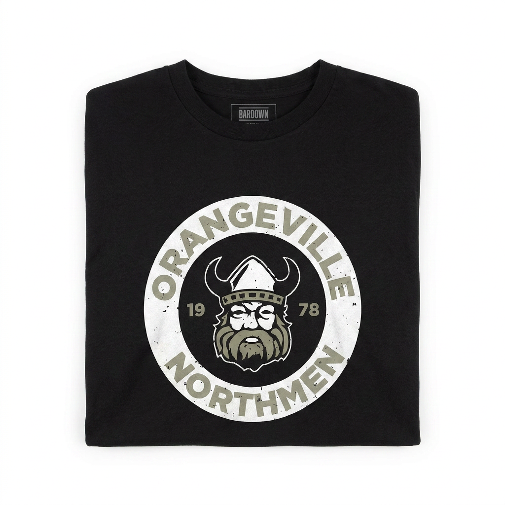 Northmen Lacrosse Bardown Cotton T-shirt - Youth – flat lay