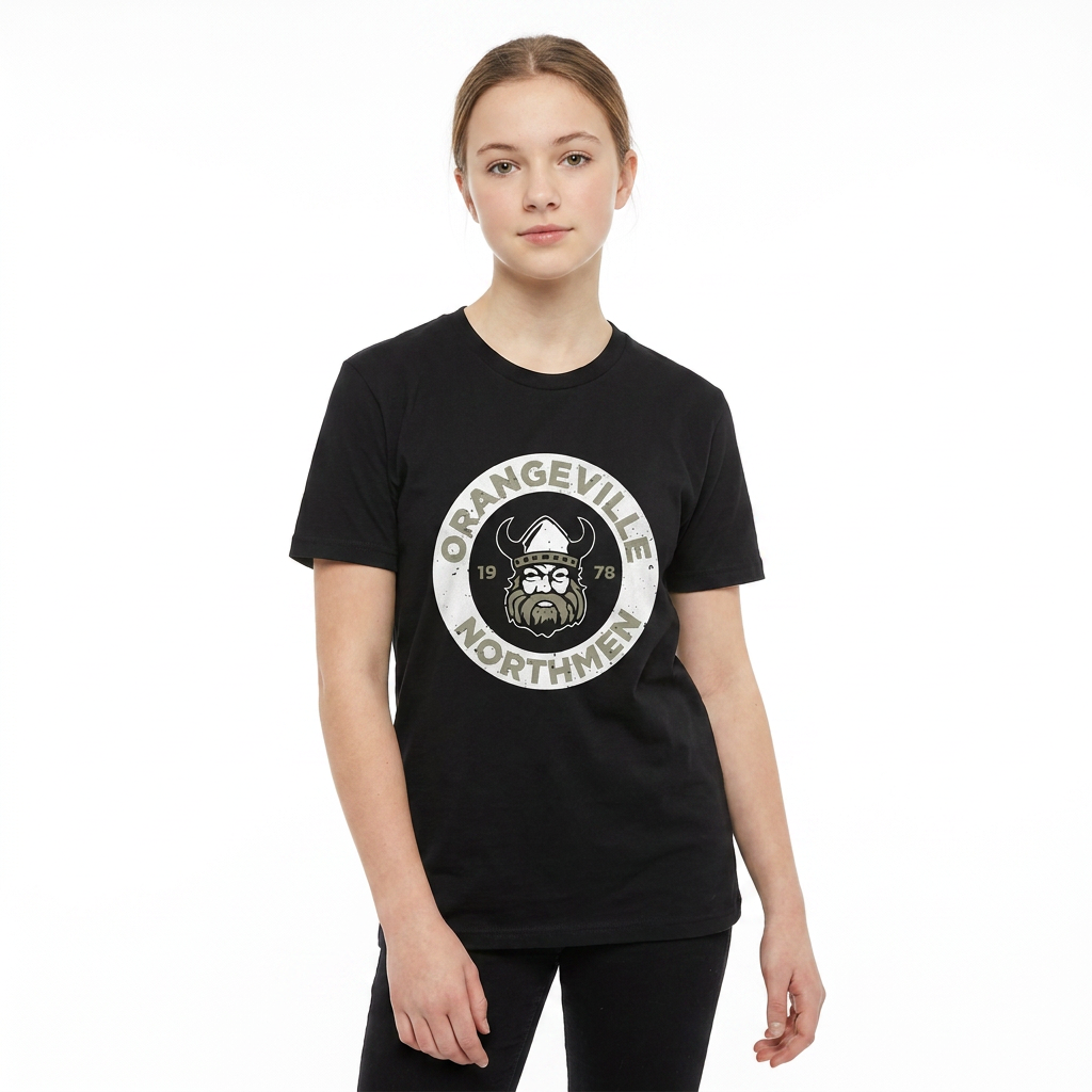 Northmen Lacrosse Bardown Cotton T-shirt - Youth – White – view 4