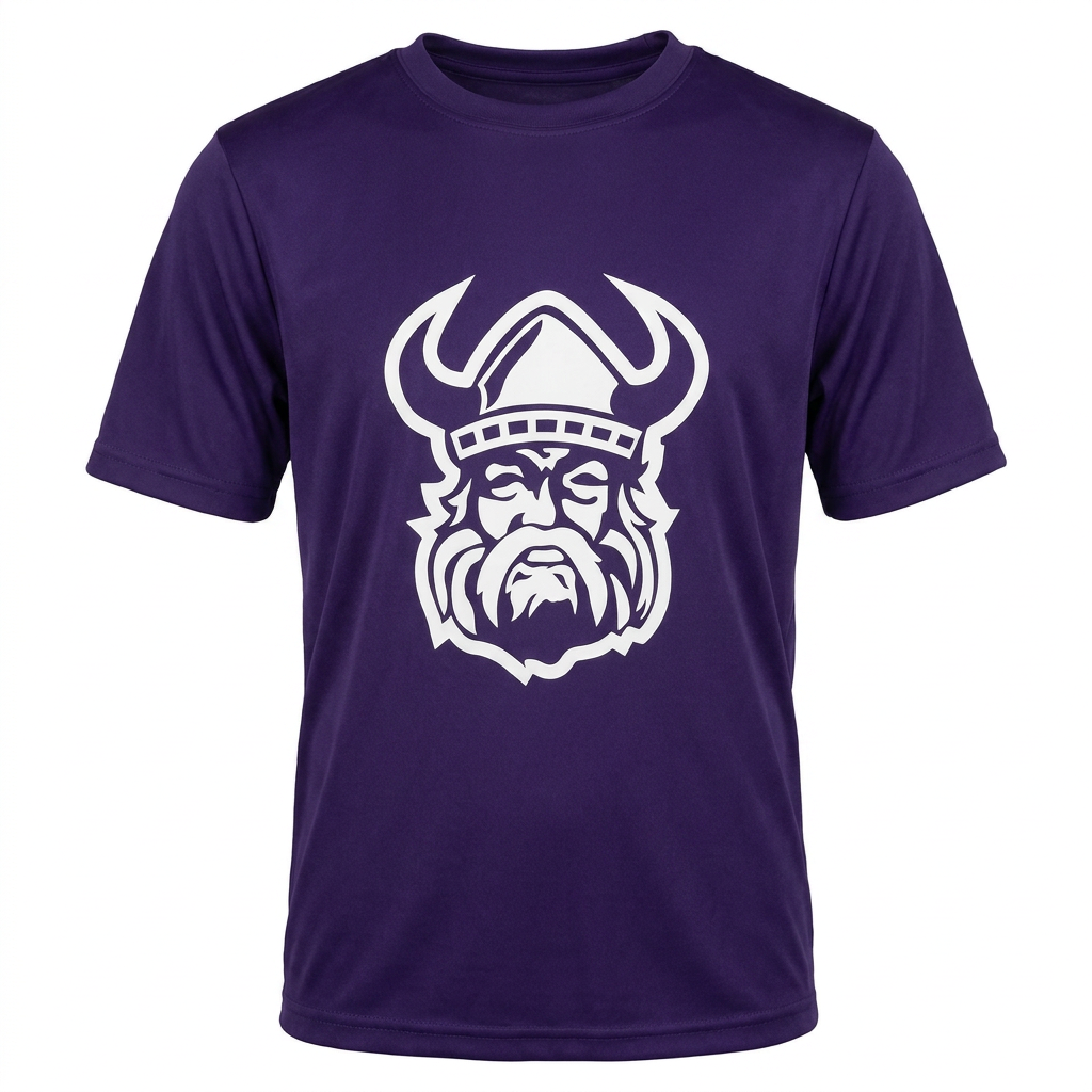 Northmen Lacrosse Girls Sports T-Shirt – Youth – front view – Sanderson Lacrosse