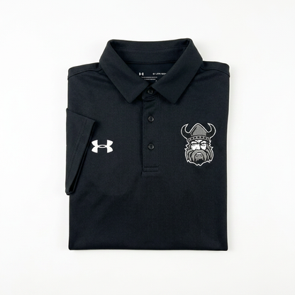 Northmen Lacrosse Golf Shirt Black – Youth – view 5 – Sanderson Lacrosse