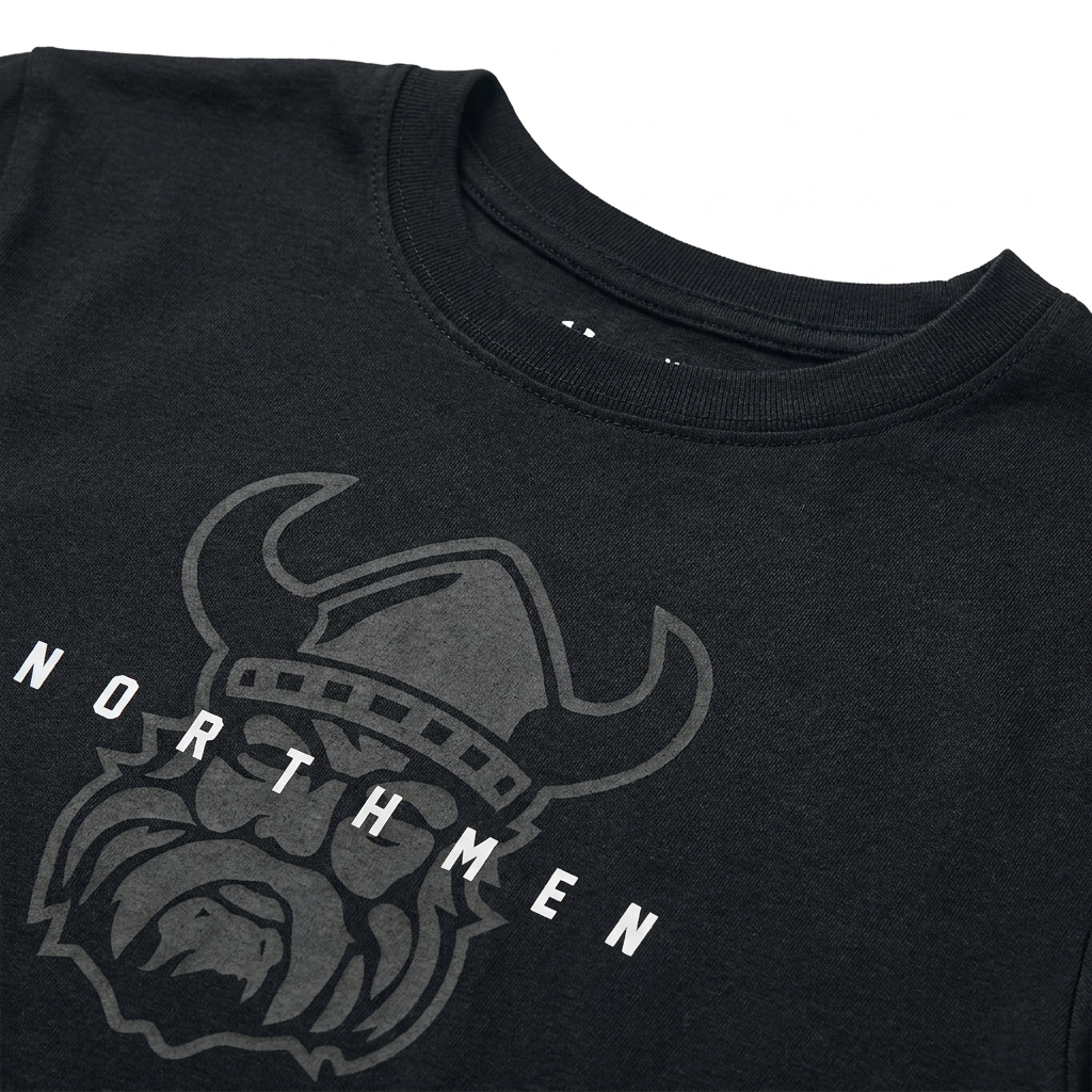 Northmen Lacrosse Under Armour Cotton T-Shirt – Youth – side view – Sanderson Lacrosse