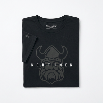 Northmen Lacrosse Under Armour Cotton T-Shirt – Youth – detail view – Sanderson Lacrosse