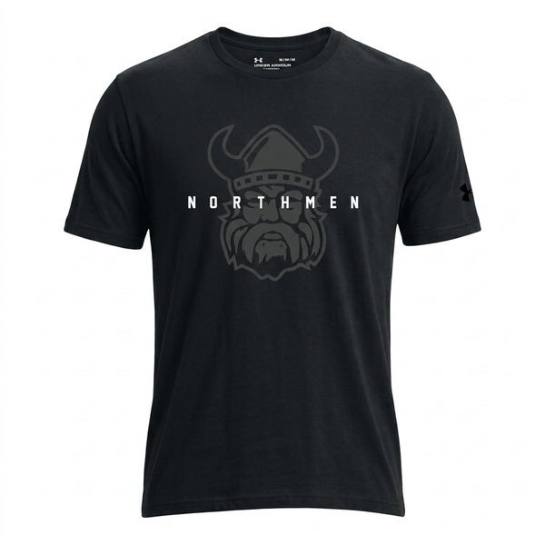 Northmen Lacrosse Under Armour Cotton T-Shirt – Youth – front view – Sanderson Lacrosse