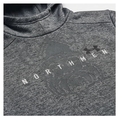 Northmen Lacrosse Under Armour Hoodie Grey on Grey – detail