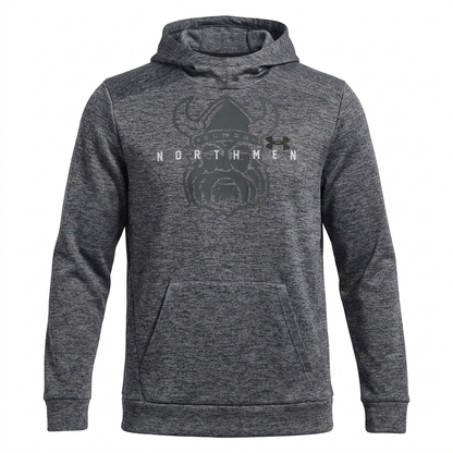 Northmen Lacrosse Under Armour Hoodie Grey on Grey