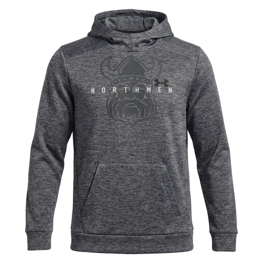 Northmen Lacrosse Under Armour Hoodie Grey on Grey