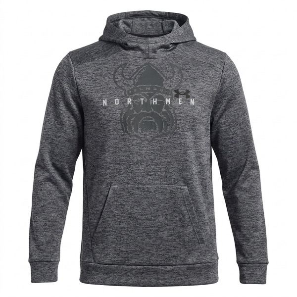 Northmen Lacrosse Under Armour Hoodie Grey on Grey