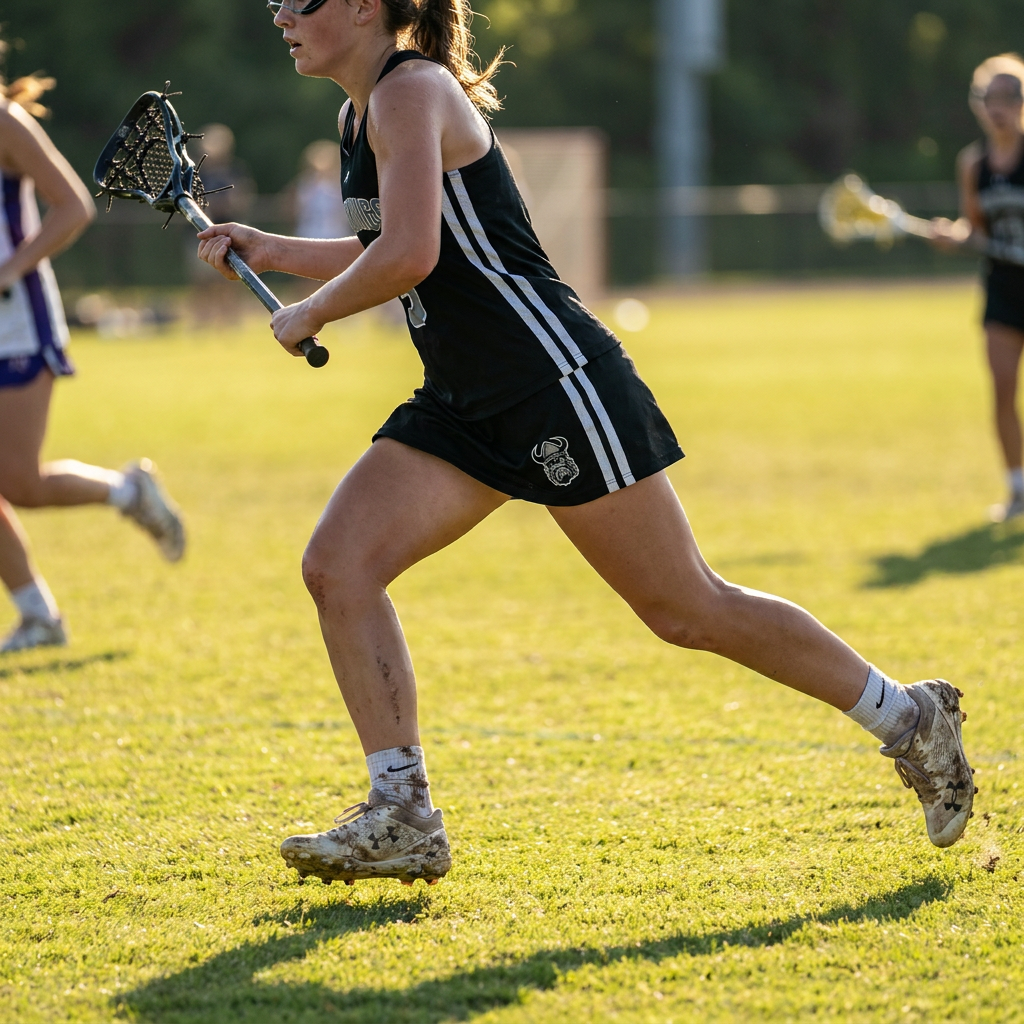 Northmen Lacrosse Under Armour Kilt with Drawstring – Women's – back view – Sanderson Lacrosse