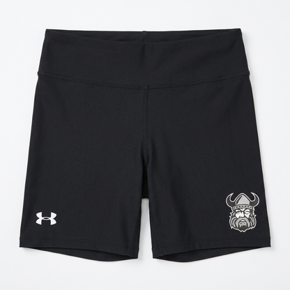 Northmen Lacrosse Under Armour Mid-rise Bike Shorts – Women's – front view – Sanderson Lacrosse