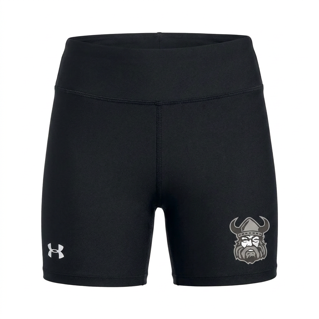 Northmen Lacrosse Under Armour Mid-rise Bike Shorts – Women's – side view – Sanderson Lacrosse