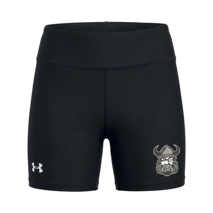Northmen Lacrosse Under Armour Mid-rise Bike Shorts – Women's – side view – Sanderson Lacrosse
