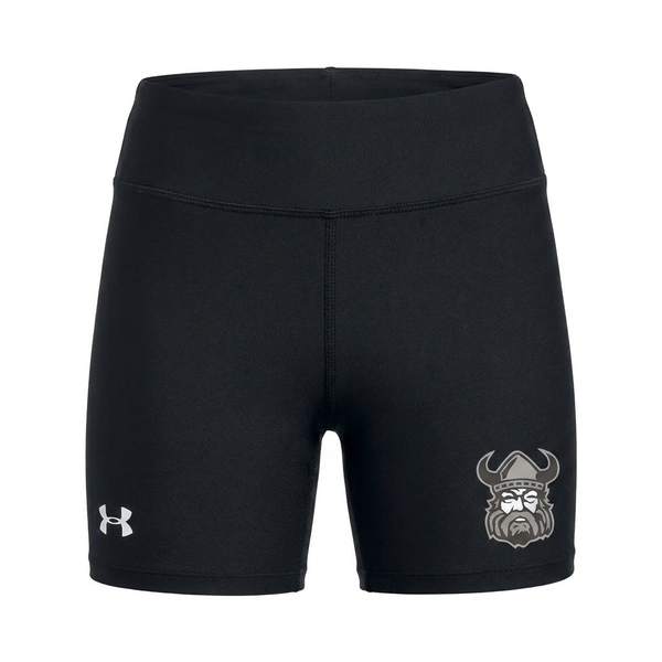 Northmen Lacrosse Under Armour Mid-rise Bike Shorts – Women's – side view – Sanderson Lacrosse
