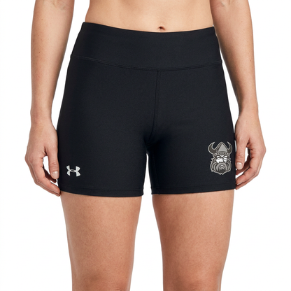 Northmen Lacrosse Under Armour Mid-rise Bike Shorts – Women's – back view – Sanderson Lacrosse