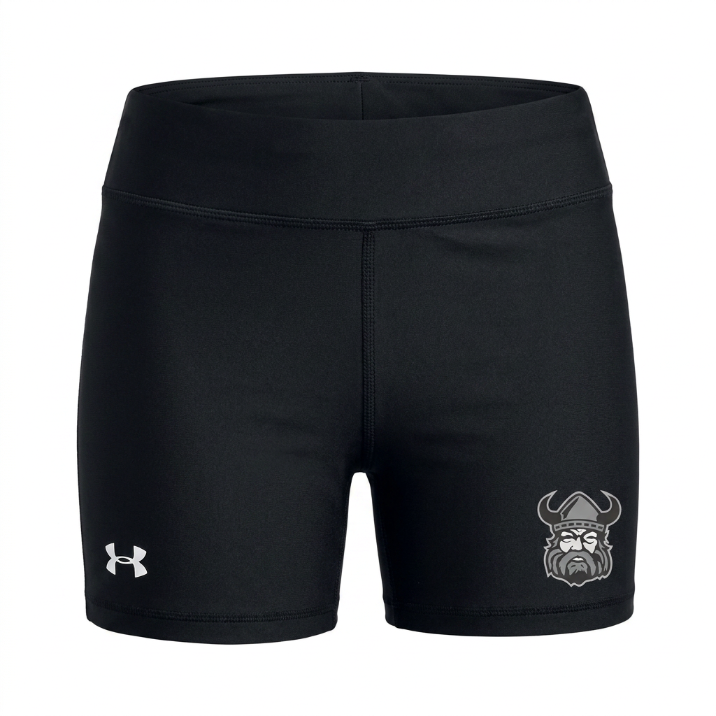 Northmen Lacrosse Under Armour Mid-rise Bike Shorts – Youth – detail view – Sanderson Lacrosse