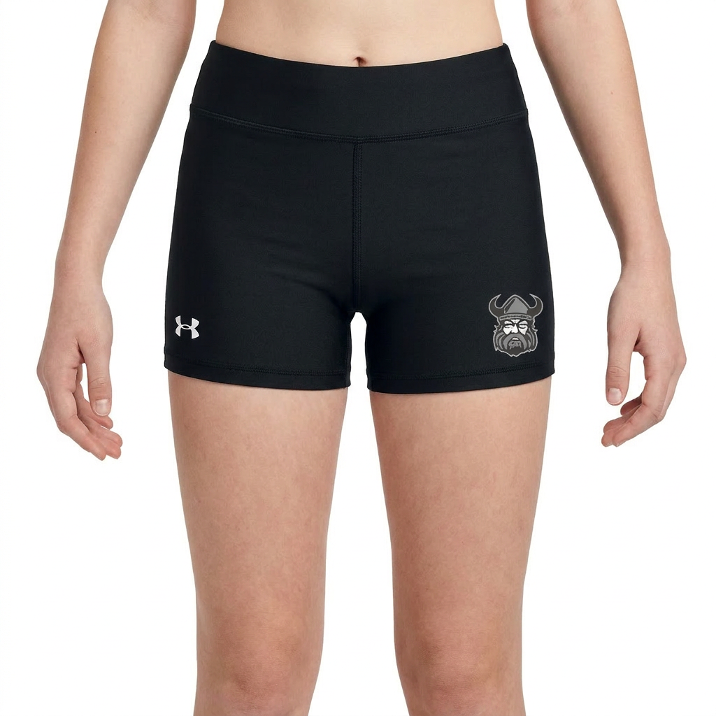 Northmen Lacrosse Under Armour Mid-rise Bike Shorts – Youth – back view – Sanderson Lacrosse