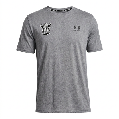 Orangeville Northmen T-Shirt – Right Chest Viking Logo – Heather Grey