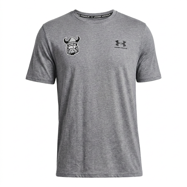 Orangeville Northmen T-Shirt – Right Chest Viking Logo – Heather Grey