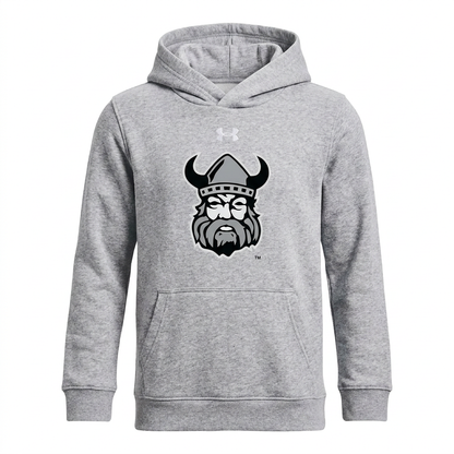 Orangeville Northmen Under Armour Youth Hoodie – Grey – Viking Crest Graphic