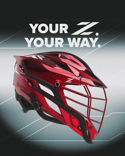 Cascade Z Lacrosse Helmet – FlipTek Flip-Up Facemask