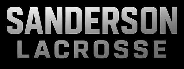 Sanderson Lacrosse logo on a black background