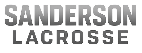 Sanderson Lacrosse logo on a black background